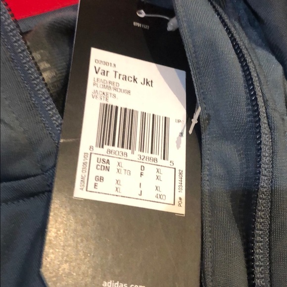 Adidas performance Varsity track jacket XL - Picture 7 of 7